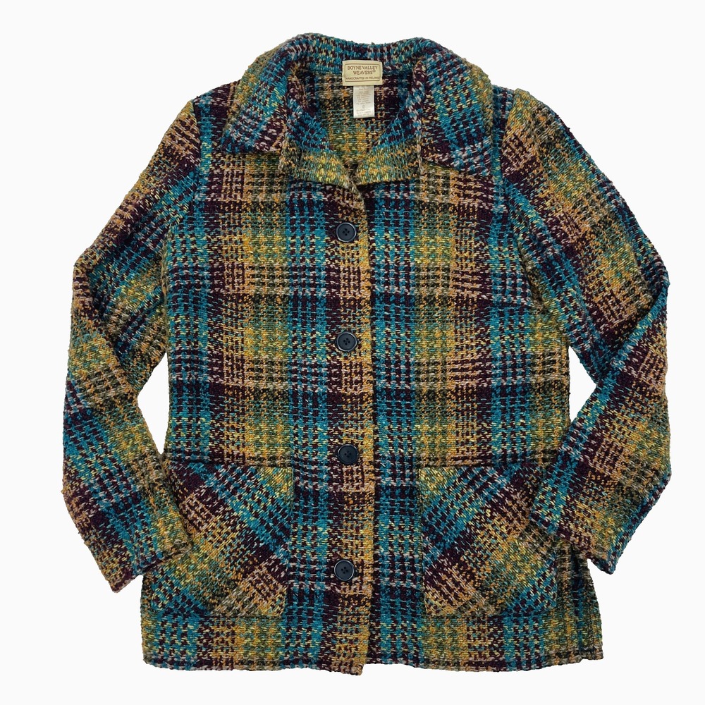 Boyne‎ Valley Weavers Jacket Wool Alpaca Ireland